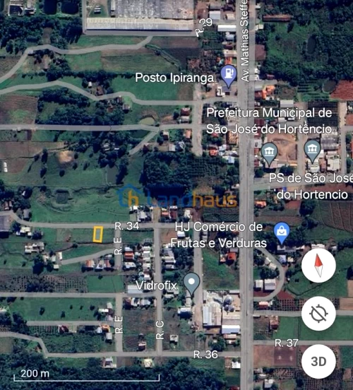 Terreno à venda em Centro, São José do Hortêncio