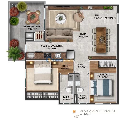 Apartamento à venda em Bom Jardim, Ivoti
