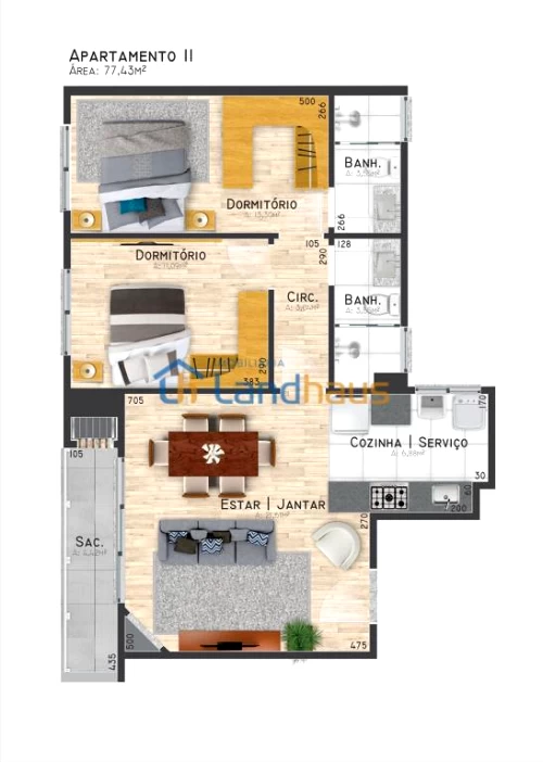 Apartamento à venda em São José, Ivoti